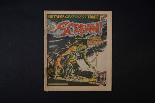 Scream uk comic - scream,, comic,