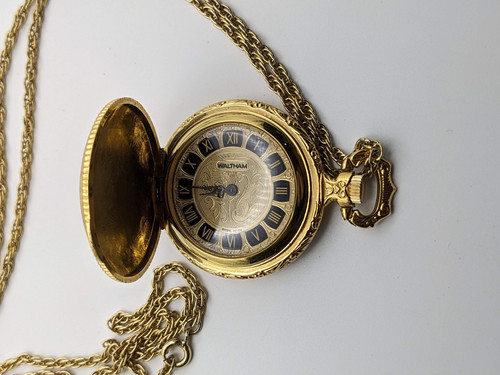 Waltham gold filled pocket - gold,