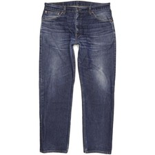 Levi's 521 Men Blue Straight Regular Jeans W37 L31 (106537)