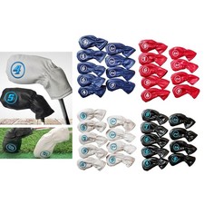 9pcs Golf Hybrid Head Covers