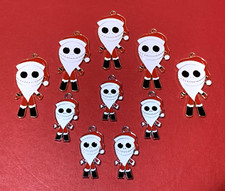 JACK SKELETON NIGHTMARE BEFORE CHRISTMAS CHARMS PENDANTS ENAMEL METAL