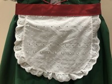 Highland Dancing Jig Apron - Red / Green BNWOT