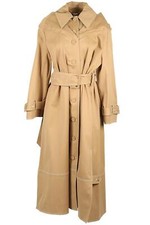 ERDEM CAMEL COTTON TRENCH COAT