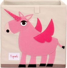 3 Sprouts Storage Box Unicorn