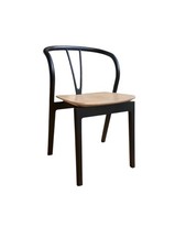 Ercol Flow Chair in Black & Oak on Ash Finish W49cm D53cm H76cm SH46cm  RRP £650