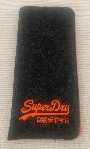 Superdry dark grey orange felt - orange,