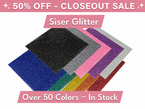 Siser glitter heat - heat, transfer