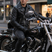 Unisex 1.4mm Thick Leather