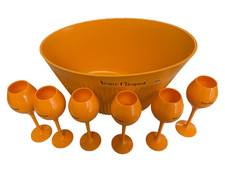 Veuve Clicquot Large Double Champagne Ice Bucket with 6 Glasses
