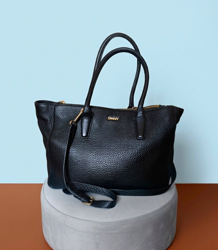 Dkny black pebbled - dkny,