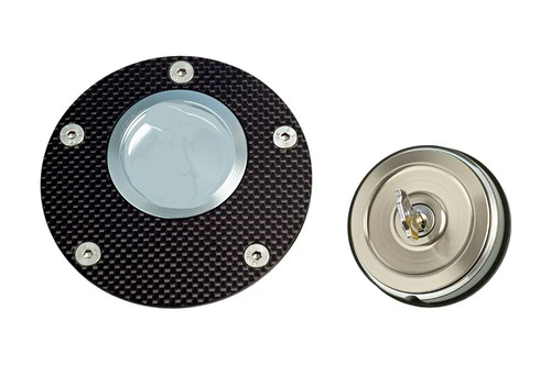 Fuel petrol carbon tank - carbon, cap
