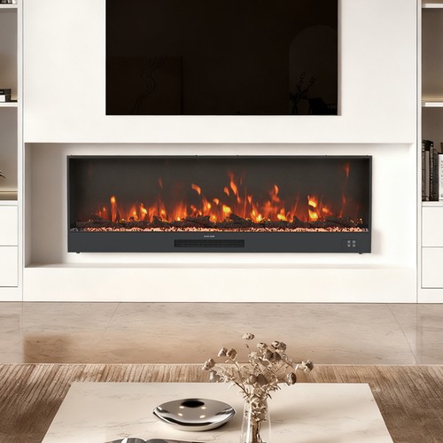 Electric fireplace media fire - fireplace,