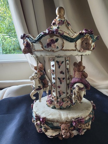 Vintage teddy bear carousel - teddy,