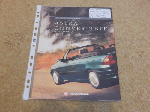 Vauxhall astra convertible - convertible, uk
