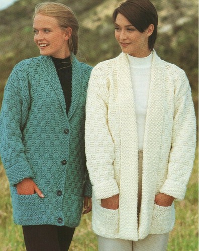 Ladies chunky cardigans - chunky,