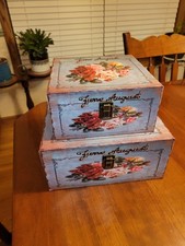 Jolitac Wood Storage Box Set