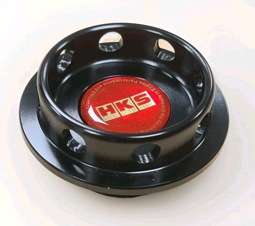 Hks oil cap black - oil, fits