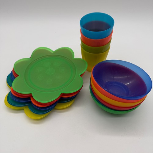 Ikea saftig flower plates - flower,