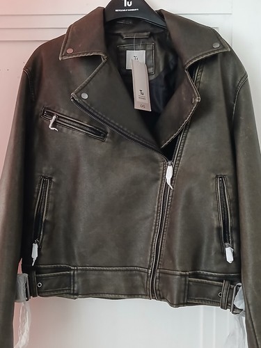 Rrp45 brown khaki faux - £rrp45,
