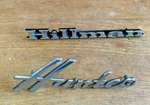 Vintage car badge hillman - vintage,