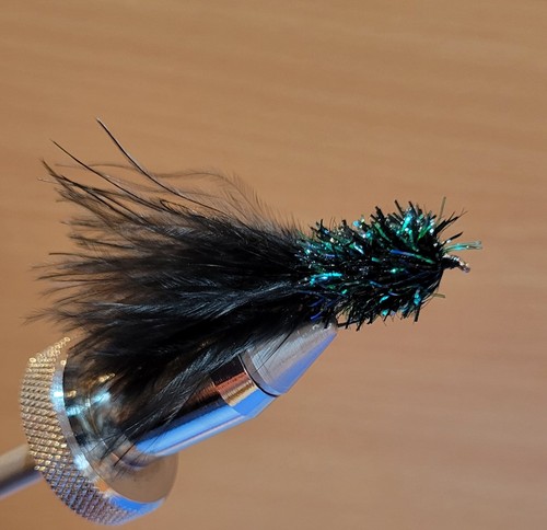 Barbless black and green - 3, x