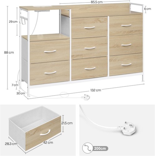 Woltu chest drawers light - drawers,