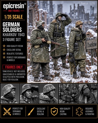 Post resin model 35 scale - model, 1/35