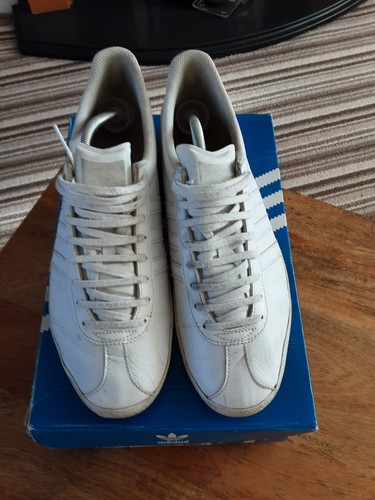 Adidas gazelle full white - og,