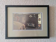Renault 8 Gordini 'French Garage' Scene Mounted & Framed Photograph 