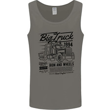 HGV Driver Big Truck Lorry Mens Vest Tank Top