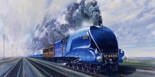 Mallard train 4468 classic - train,