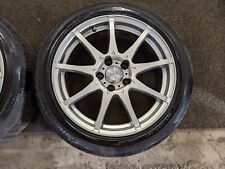 2 X 17" Monza Zack Sport 9 alloys Wheel Evo vii Impreza WRX sti 5x100