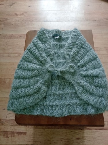 Chunky wool cape hand made - ,