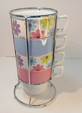 Set of 4 Tesco Stoneware Multi