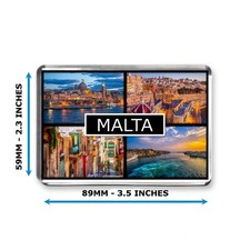 Malta - Jumbo Fridge Magnet -