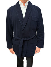 Short Robe for Men in Wool and