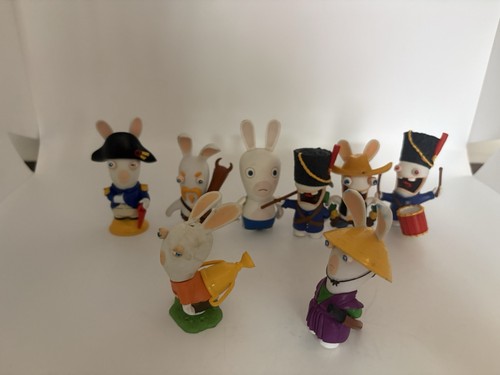 Raving rabbids figures - raving,