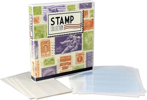 Stamp collection album binder - stamp,