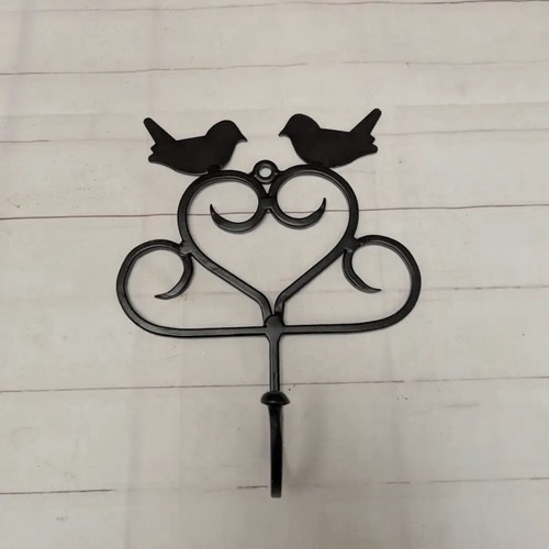 Cast garden birds coat hooks - coat,