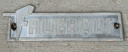 Rare vintage fruehauf sign - rare,