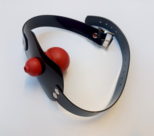 Black pvc face mask with - black,