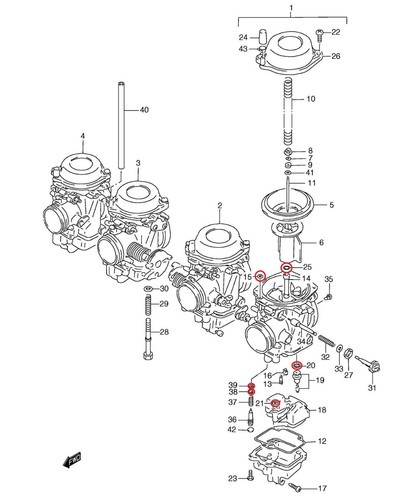 Suzuki gsf 1200 - bandit, 96-00