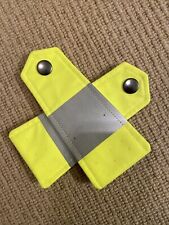 Obsolete Ex Police Hi Viz Jacket Epaulettes. Used. A1G.