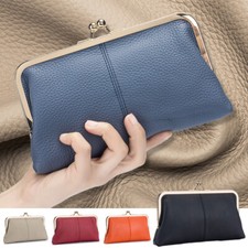 Genuine Leather Kiss Lock