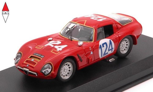 Best model alfa romeo tz2 - 1/43,