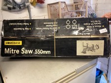 homebase mitre saw 550mm, good