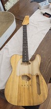 Telecaster Style Electric Guitar Project Body & Neck – Natural Wood Finish