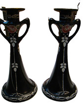 Shelley roself pair of ceramic