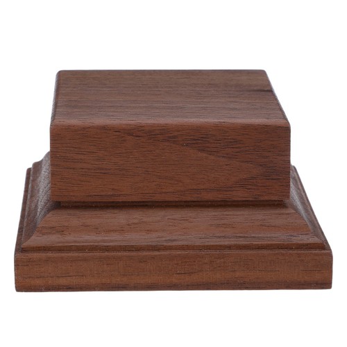 Stable square wood plinth - stable,