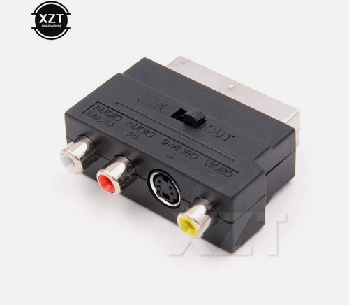 Scart lead svhs rca - scart,